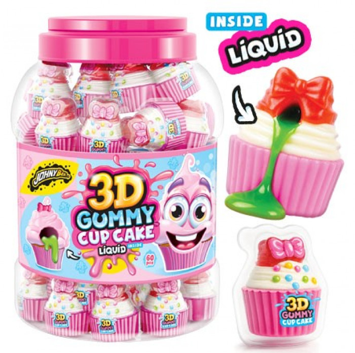 Johny Bee - 3D Juicy Gummy Cupcake 18g