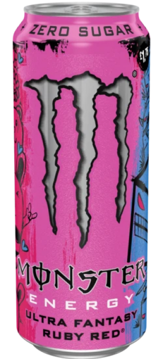 Monster 500ml Ultra Ruby Red - Zero