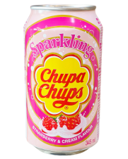 Chupa Chups Sparkling Strawberry&Cream flavour 345ml
