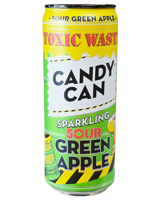 Candy Can Toxic Waste Sour Green Apple 330ml