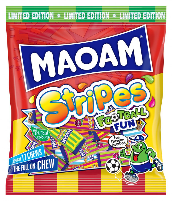 Maoam Stripes Football Fun 140g