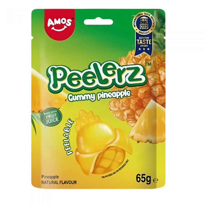 Amos Peelerz želé bonbóny s příchutí Ananasu 65g