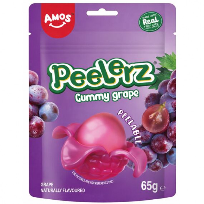 Amos Peelerz želé bonbóny s příchutí Hrozna 65g
