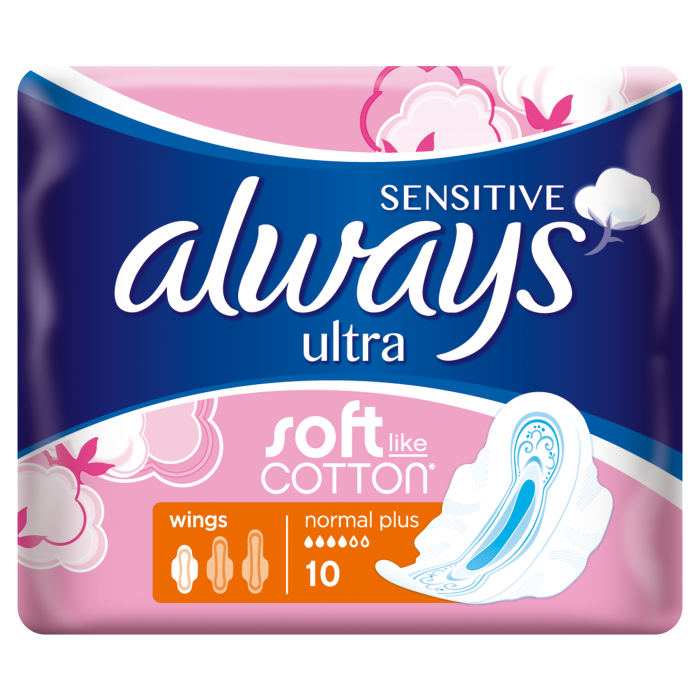 Always Ultra Sensitive Normal Plus 10ks