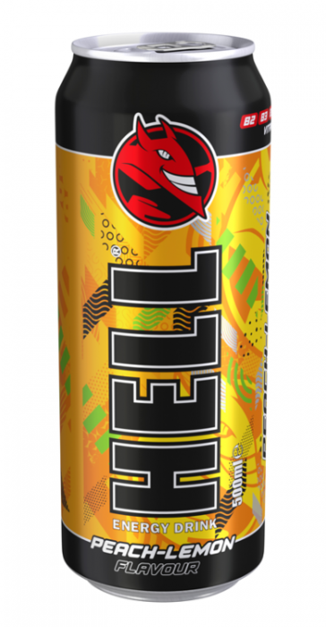 HELL Peach-Lemon 500ml