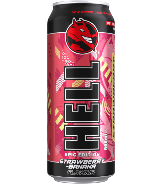 HELL Strawberry-Banana 500ml