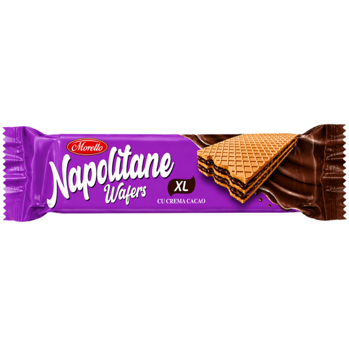 Morello Napolitan wafers XL 42g Kakao