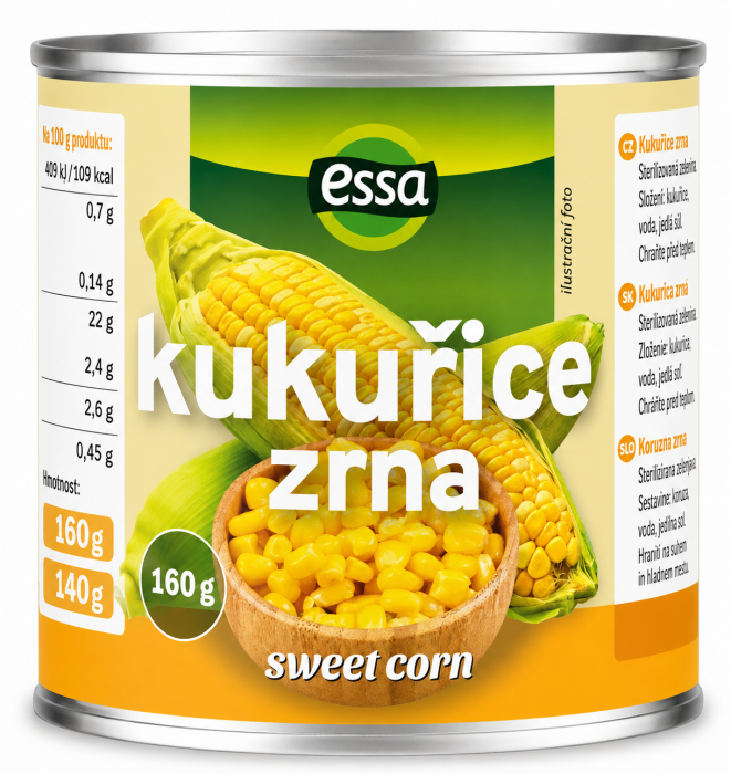 ESSA Kukuřice zrna 160g