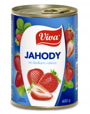 Viva Jahody ve sladkém nálevu 400g