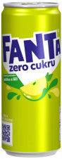 FANTA 330ml Jablko Liči ZERO CZ/SK