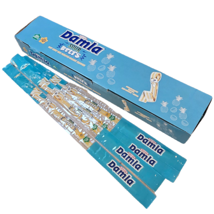 Tayas Damla Sour Belts - Piňa Colada 15g