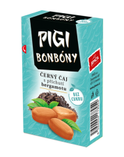 Jemča Pigi bonbóny černý čaj a bergamot 38g