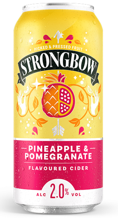 Strongbow cider 0,44l Pineapple & Pomegranate