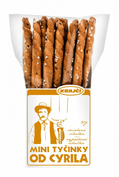 Mini Tyčinky od Cyrila smažená cibulka 90g
