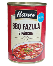 Hamé BBQ Fazole s párkem 400g