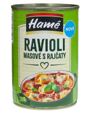 Hamé Ravioli Masové s rajčaty 400g