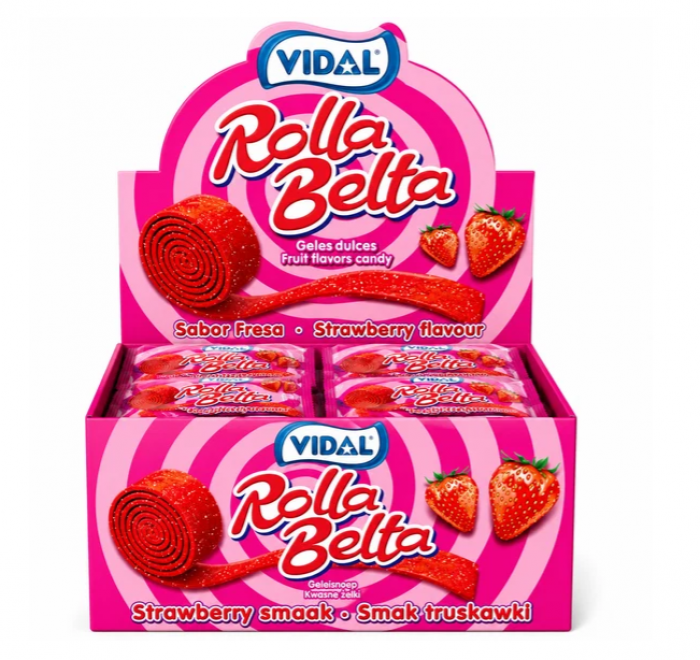 Vidal Rolla Belta Strawberry 20g