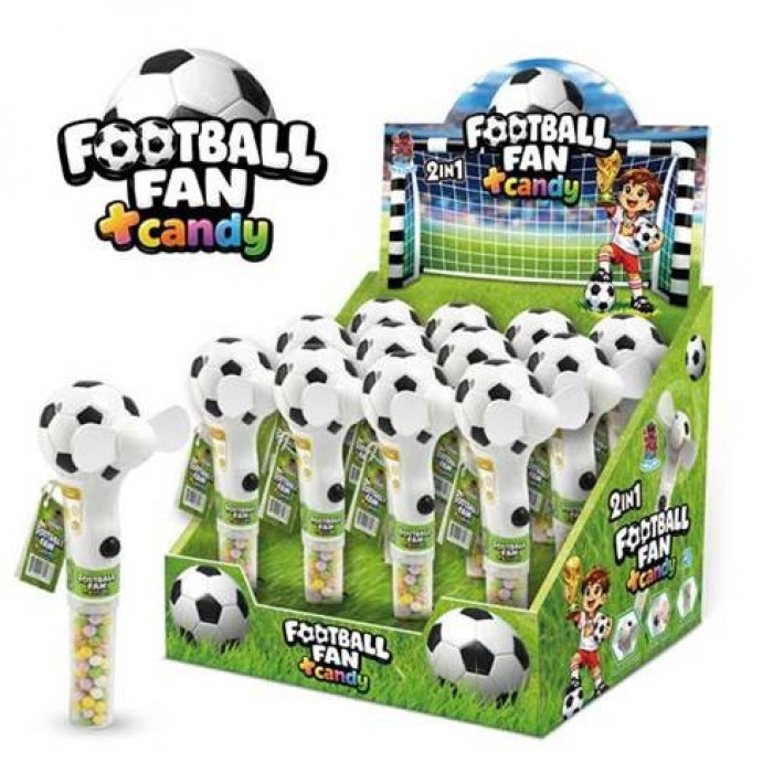 FOOTBALL FAN – ventilátor s cukrovinkou 7g