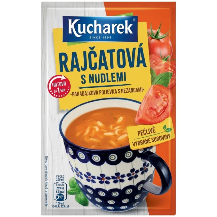 Kucharek Rajčatová s nudlemi 20g