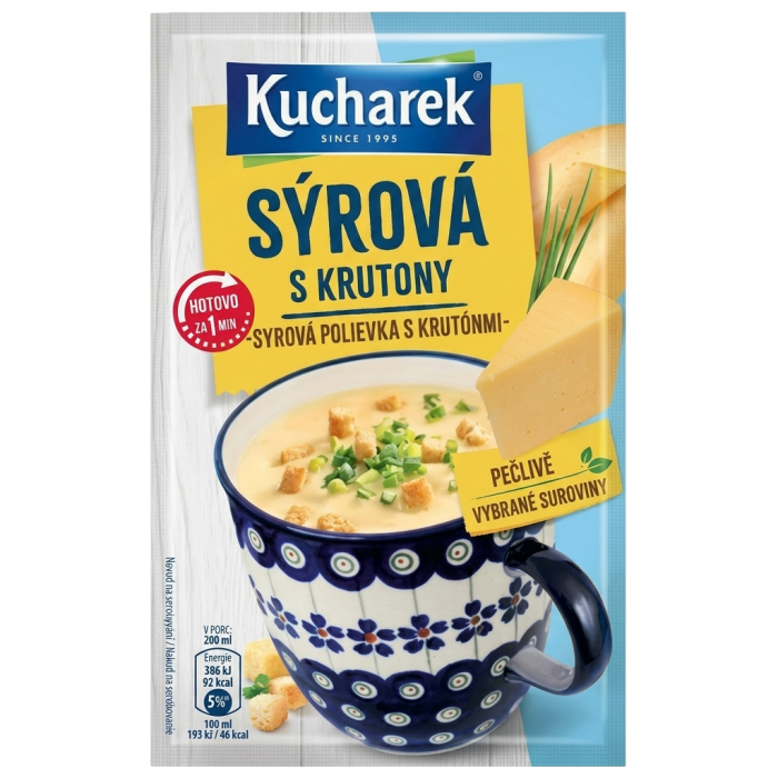 Kucharek Sýrová s krutony 21g