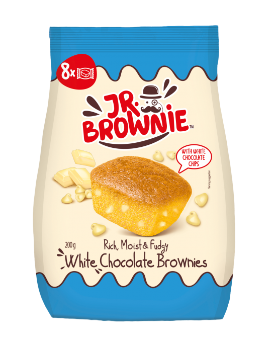 Mr. Brownie BÍLÁ čoko 200g