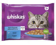 Whiskas kapsa 4 pack rybí v želé 4x85g