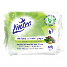 LINTEO Vlhčený toaletní papír Oak Bark 60ks