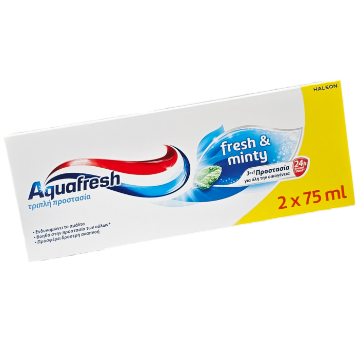 AquaFresh Triple Fresh&Mint 2x75ml