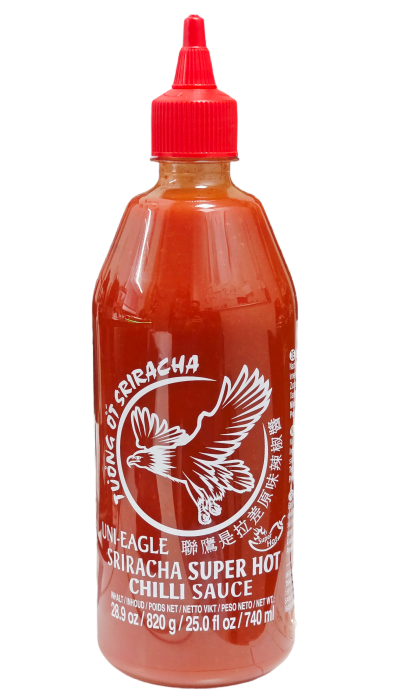 Sriracha Uni-Eagle omáčka 820g/740ml SUPER HOT