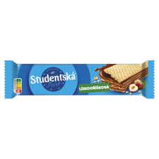 Studentská oplatka Lískooříšková 30g