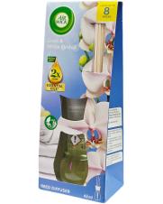 Air Wick Vonné Tyčinky 42ml Prádlo a Bílá Orchidej