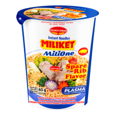 MILIKET Instantní nudle Vepřová žebra 65g