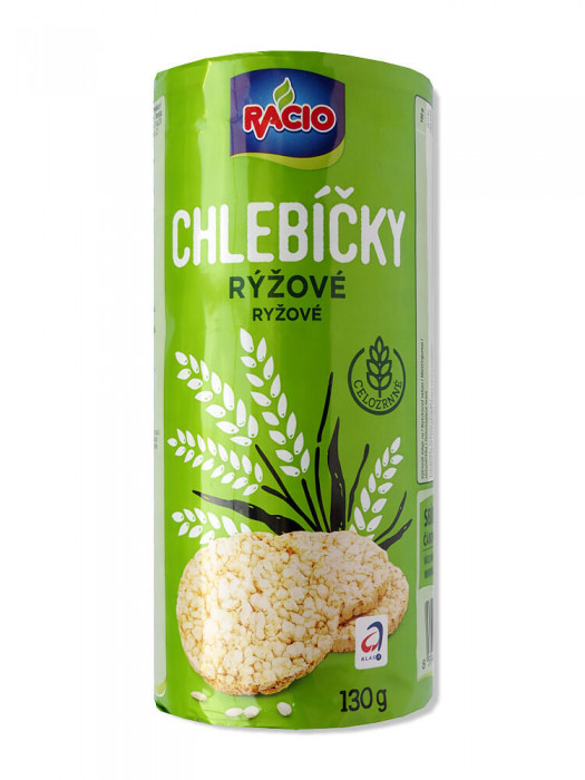 RACIO Celozrnné chlebíčky rýžové 130g