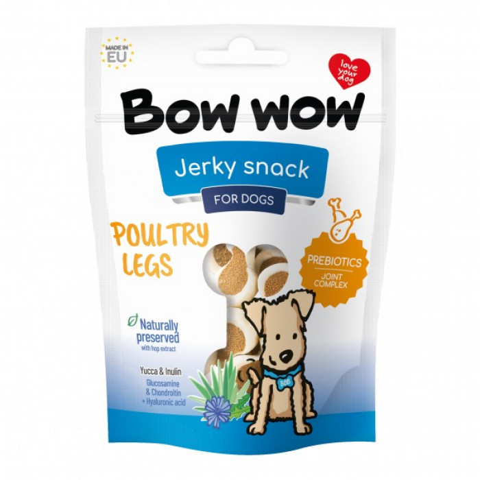 Bow Wow Drůbeží stehýnka 80g doypack