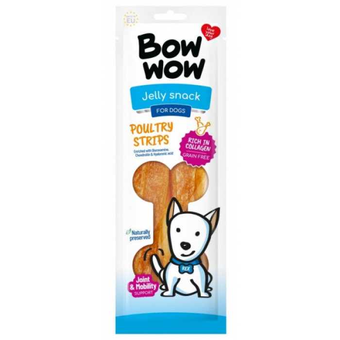 Bow Wow Drůbeží stripsy 60g sáček