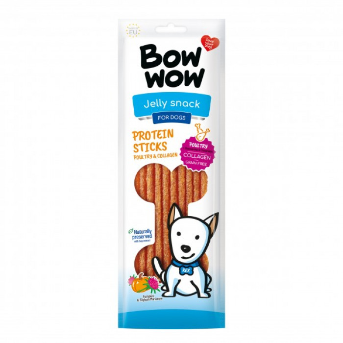 Bow Wow Drůbeží tyčinky 10ks / 65g / 22cm sáček