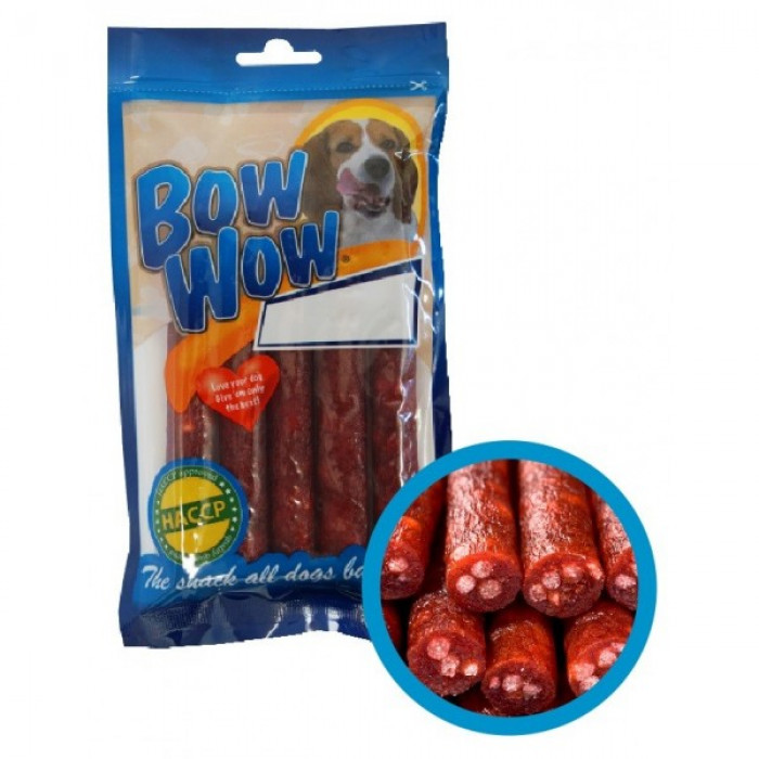 Bow Wow Mini uherské salámky 12cm 5ks sáček