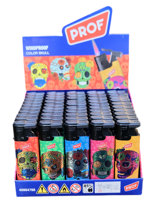 Prof 3D Effect Color Skull Slidecap