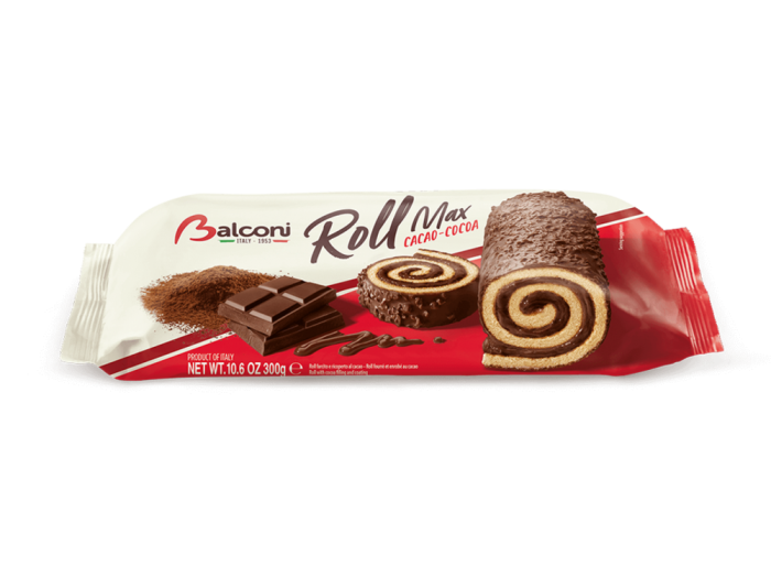 Balconi Roláda kakaová s polevou 300g