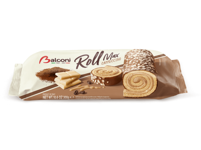 Balconi Roláda cappuccino s polevou 300g