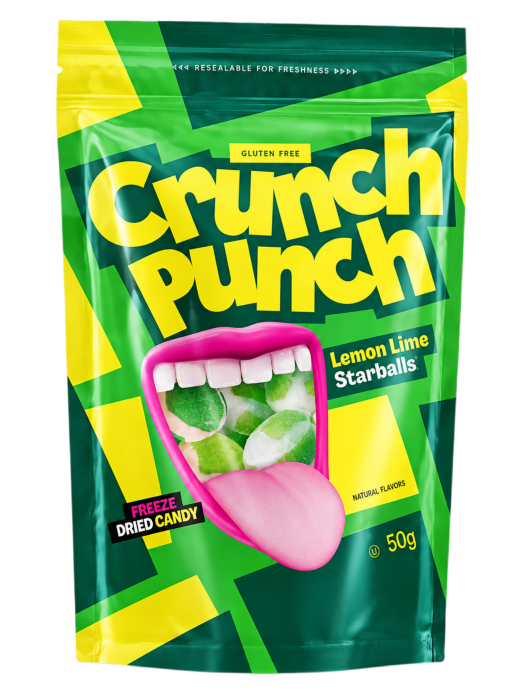Crunch Punch Lemon Lime Starball 50g