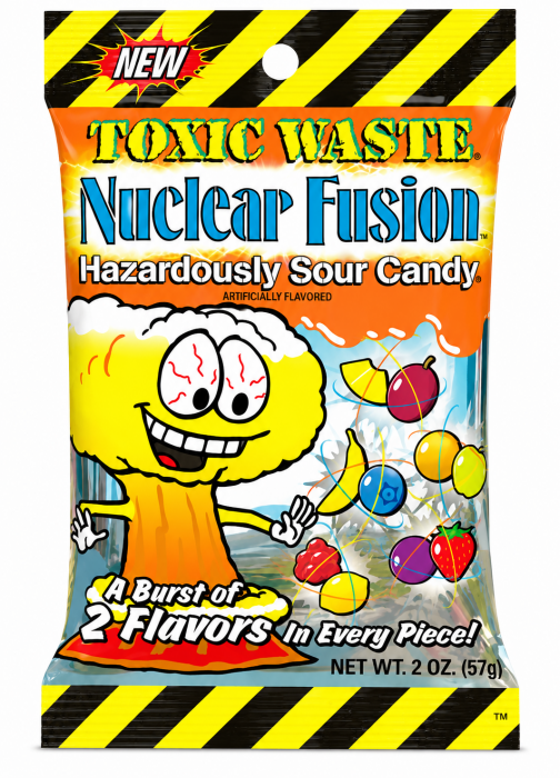 Toxic Waste Nuclear kyselé bonbonky s ovocnými příchutěmi 57g