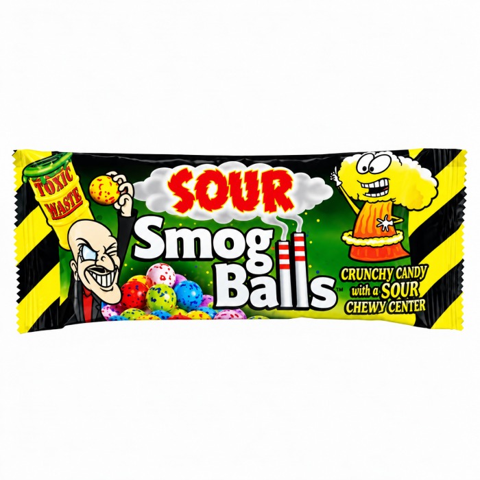 Toxic Waste Sour Smog Balls 48g
