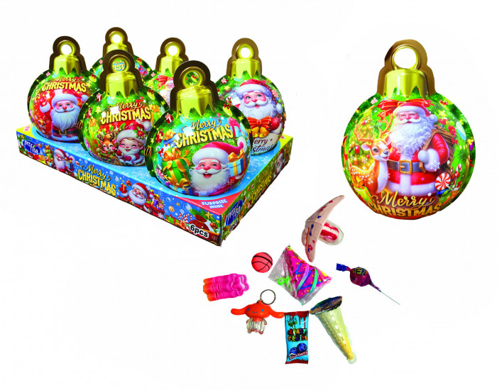 Merry Christmas plastové vajíčka 65g