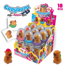 Capybara plastové vajíčko + tattoo 5g