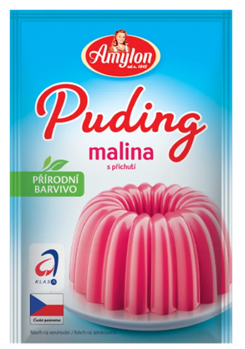 Amylon Puding s příchutí Malina – přírodní aroma 37g