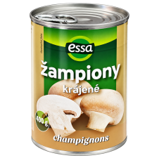 ESSA ŽAMPIONY krájené 400g