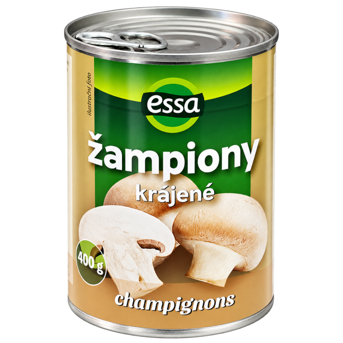 ESSA ŽAMPIONY krájené 400g