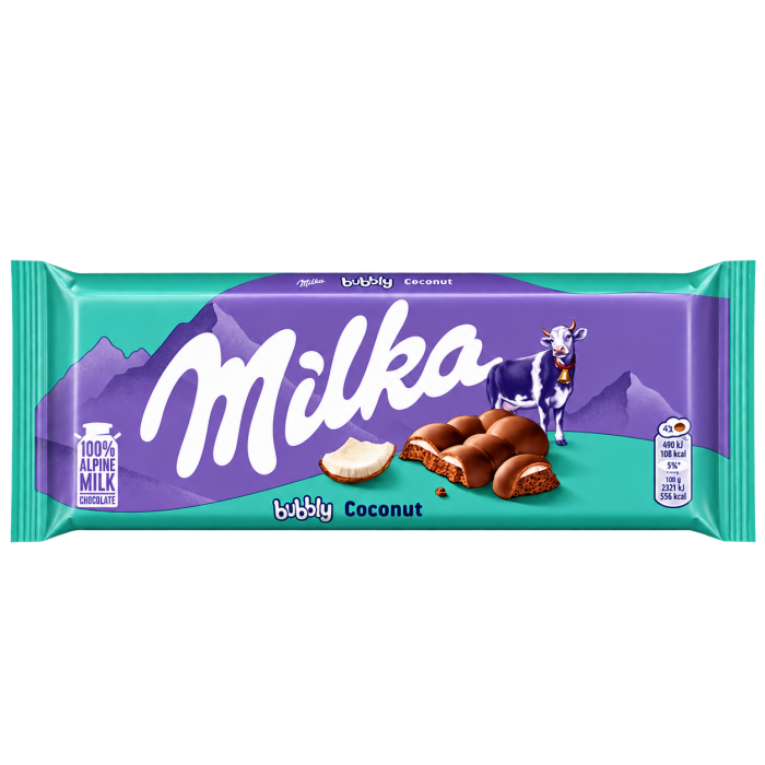MILKA 97g Bubbly Coconut