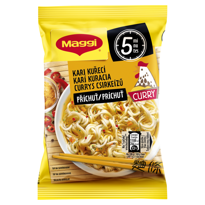 MAGGI 5Min Instantní Nudle Kuřecí Kari 59.2g